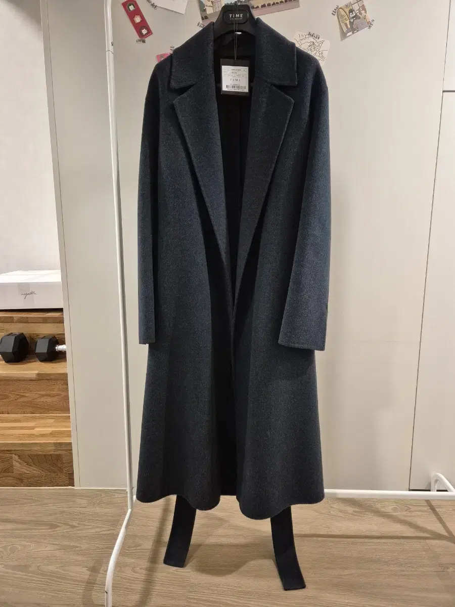 Time Homme Back Flap Robe Coat