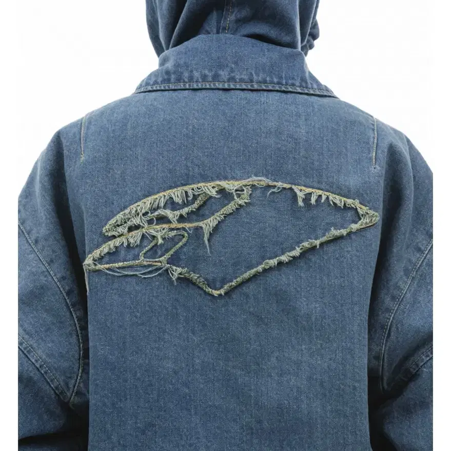 Anotheryouth-denim patch bomber