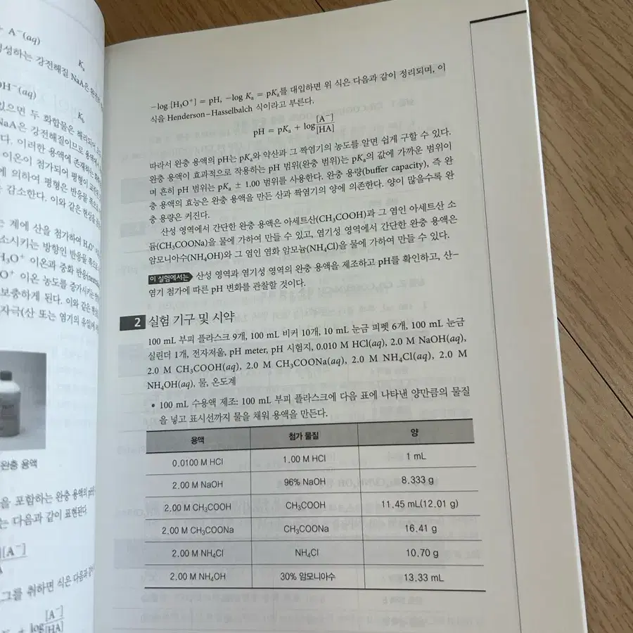 일반화학실험 책 판매