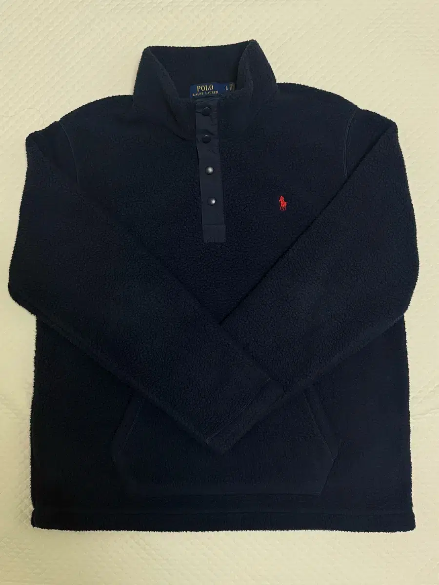 Polo Ralph Lauren Fleece Mock Neck Pullover Navy L