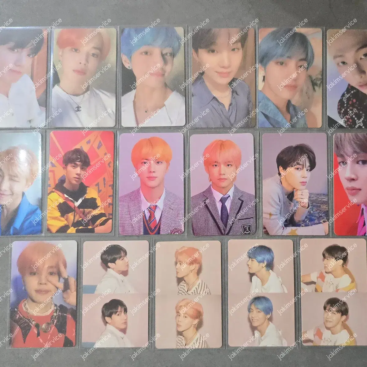 방탄 앨범 포카세트 17장 일괄 bts album pc 17set