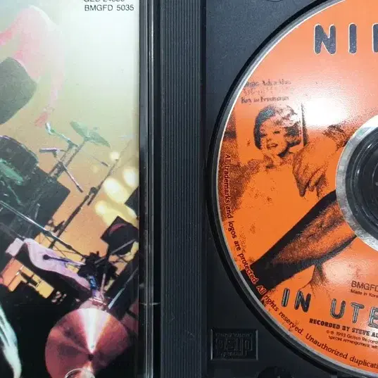 너바나 NIRVANA IN UTERO CD