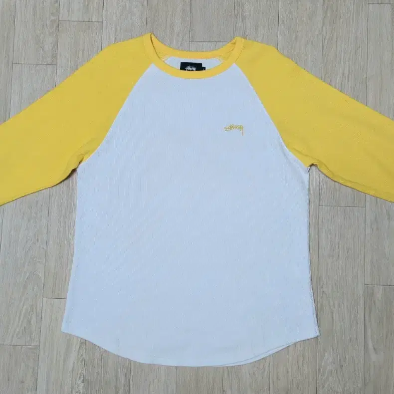 스투시 S 3/4 Raglan Waffle Tee