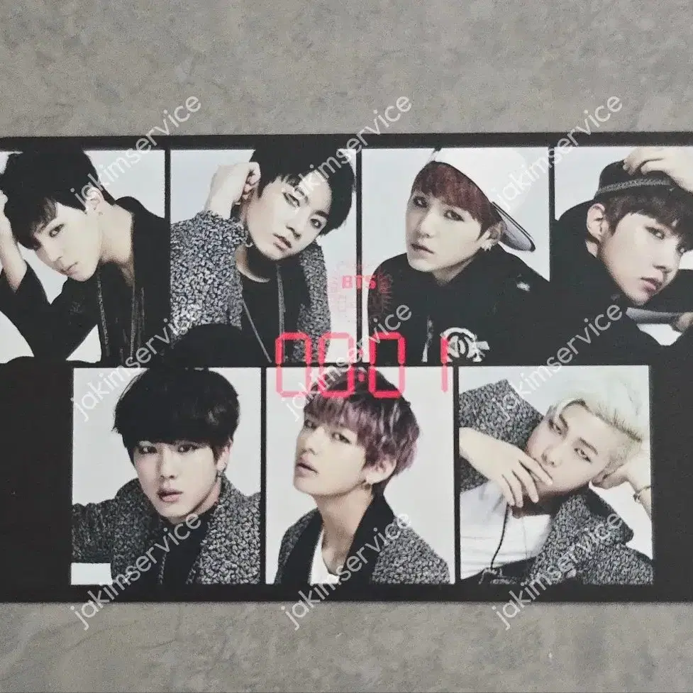 방탄 일본 웨이크업 2014 포카  포BTS 2014 Japan pc