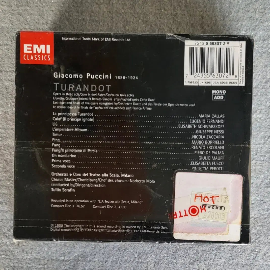 (미개봉)Puccini: Turandot (2-CD Complete Op