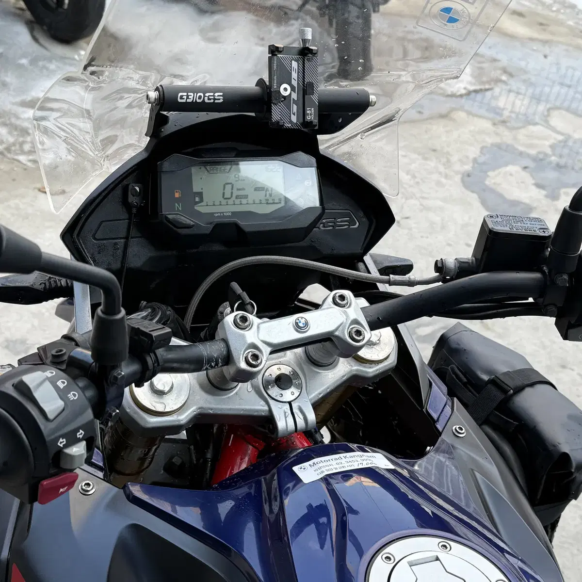 Bmw310gs/22년식 2채널블박 1만KM 신차급컨디션 판매합니다.