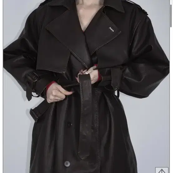 PALE JADE | 페일제이드 Pale Jade Padded Leather Trench Coat PALE JADE | 페일제이드 Pale Jade Padded Leather Trench Coat