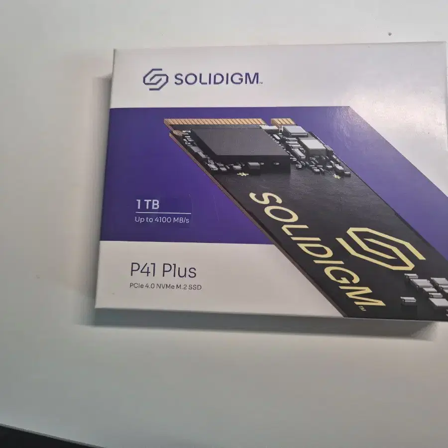 솔리다임 p41 plus m.2 NVMe 1tb ssd 미개봉 새상품