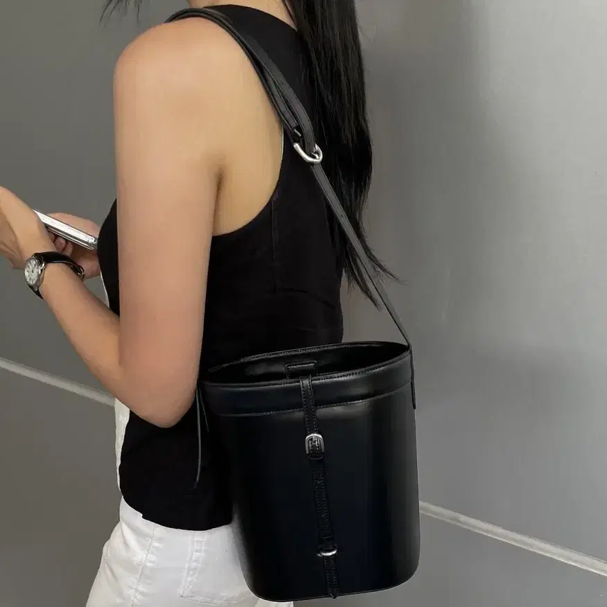 아초이 TRONCO BUCKET BAG BLACK 트롱코 버킷백 블랙