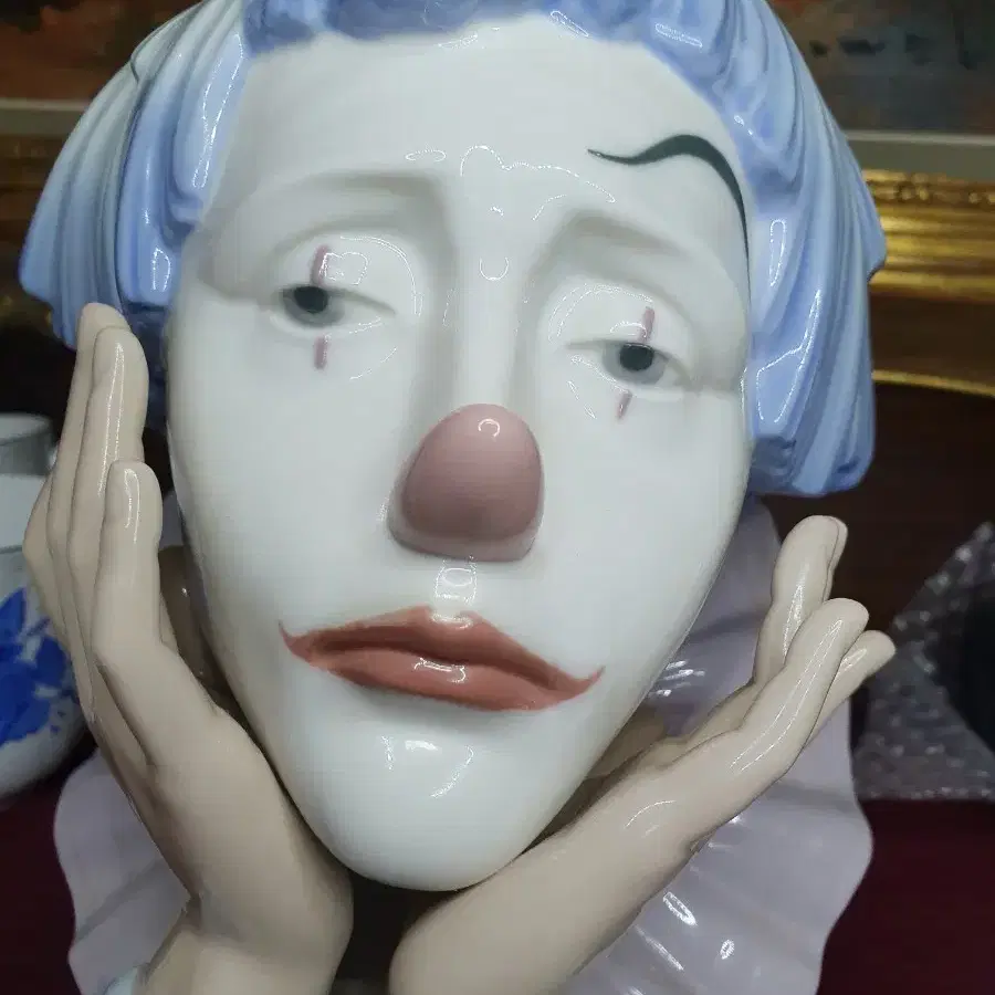 Lladro Jester Head Figurine야드로 삐에로