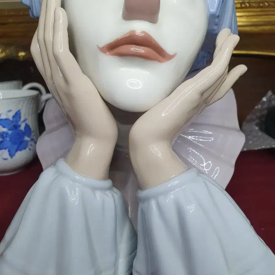 Lladro Jester Head Figurine야드로 삐에로