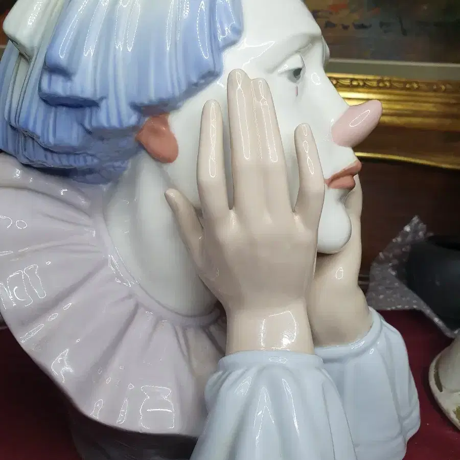 Lladro Jester Head Figurine야드로 삐에로