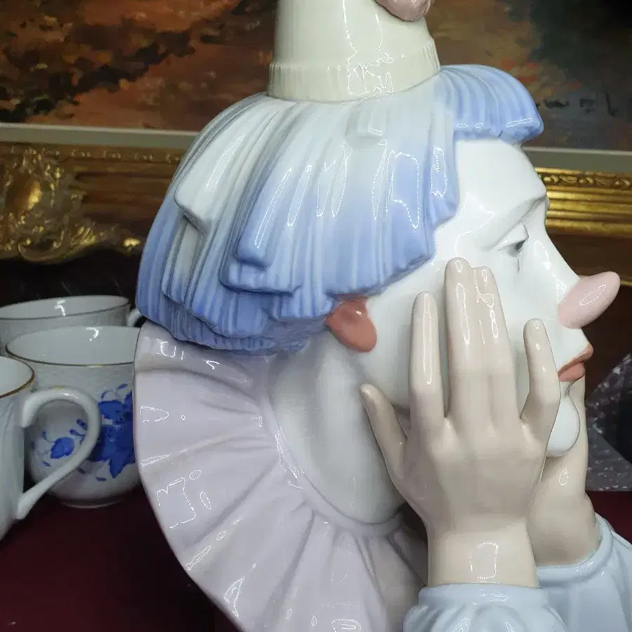 Lladro Jester Head Figurine야드로 삐에로