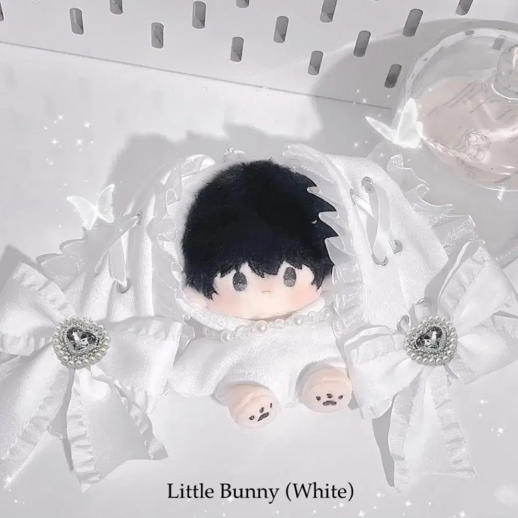 10cm 인형옷 Firefly옷장 Little Bunny 화이트