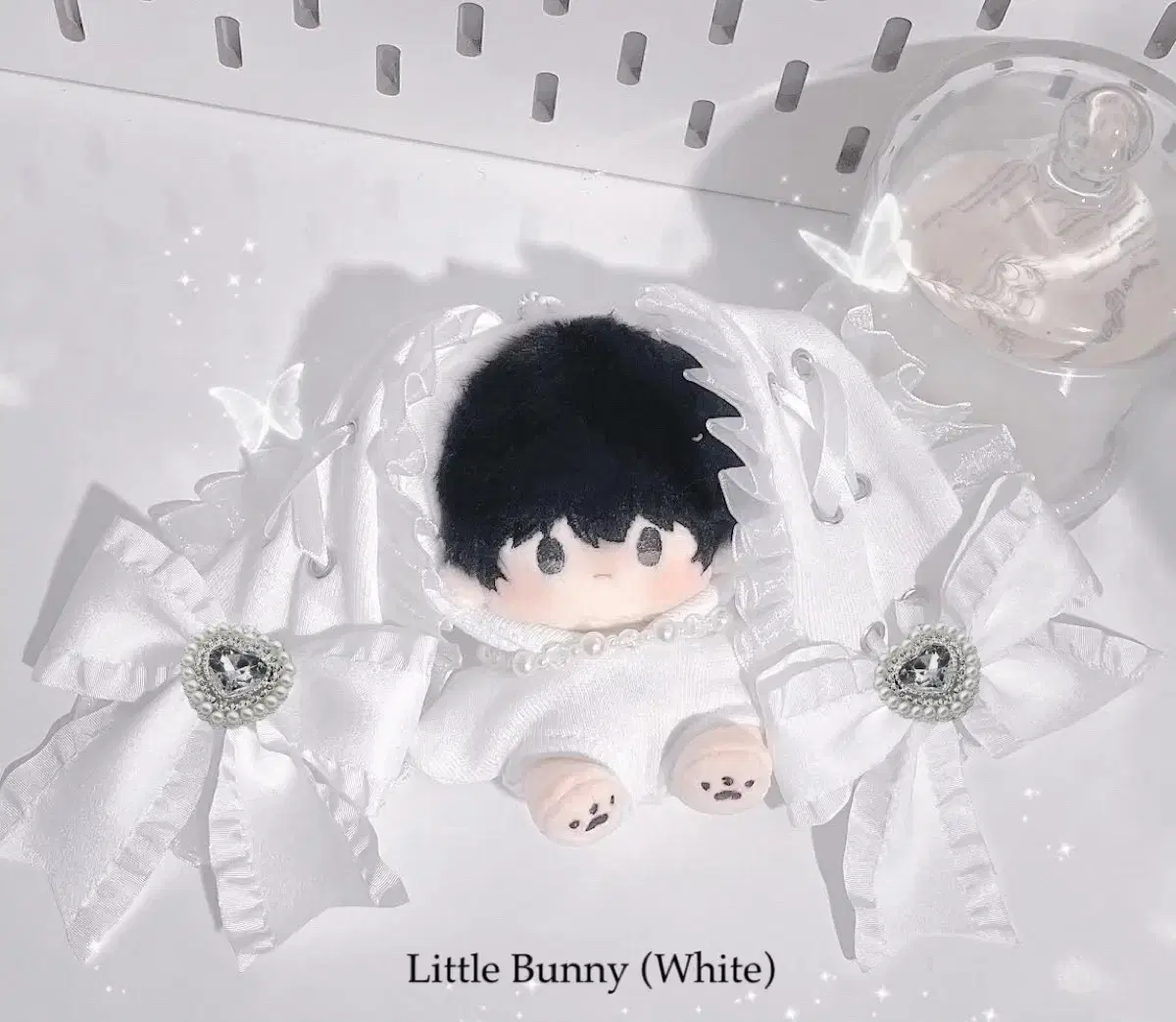 10cm 인형옷 Firefly옷장 Little Bunny 화이트