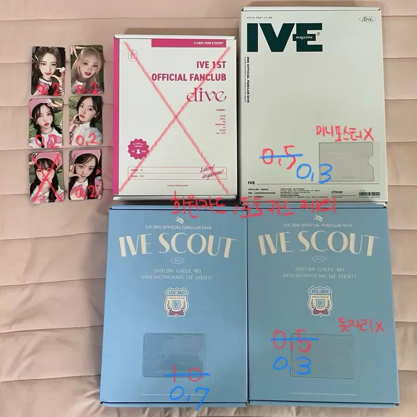 IVE DIVE 3rd Fanclub FC Welcome Membership Kit Full Set No