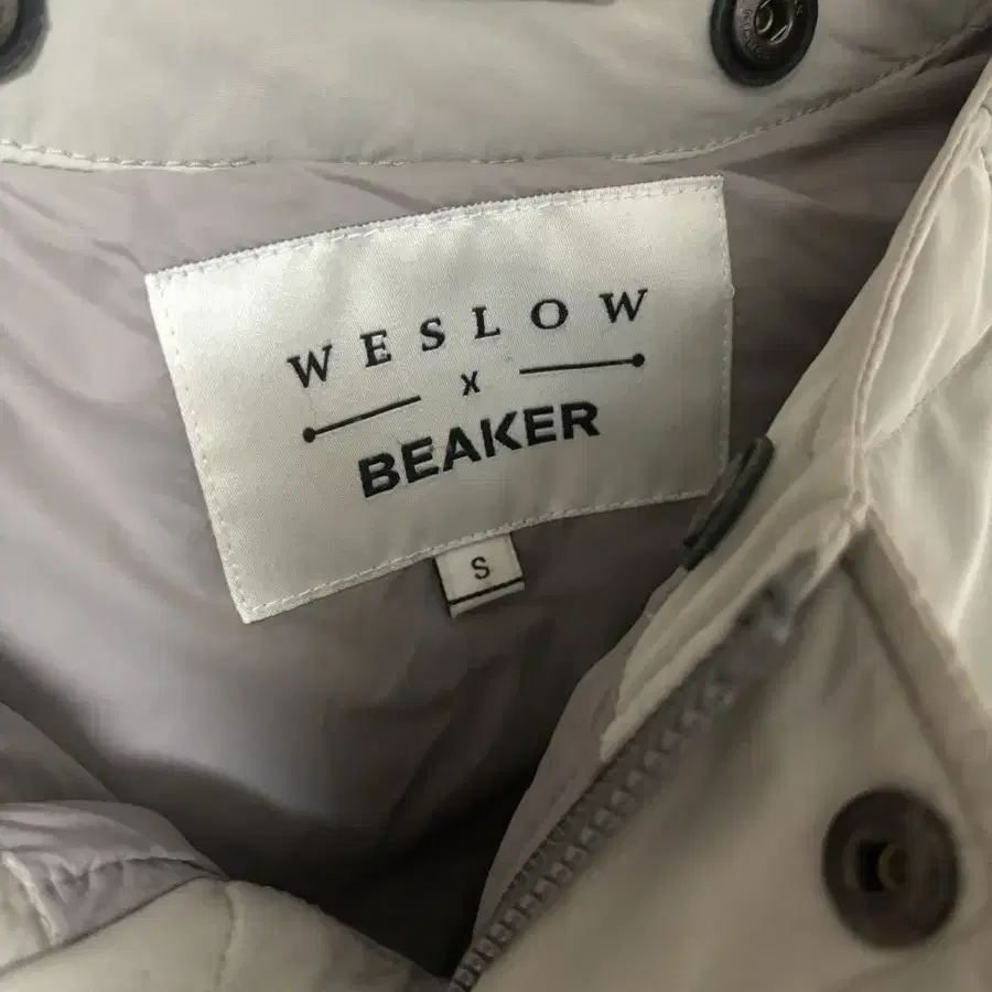 Beaker x Weslow 비이커 위슬로우 올리브그린 오리털 패딩 S