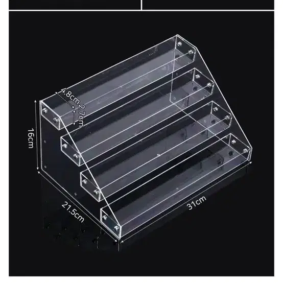 아크릴 정리함 4단