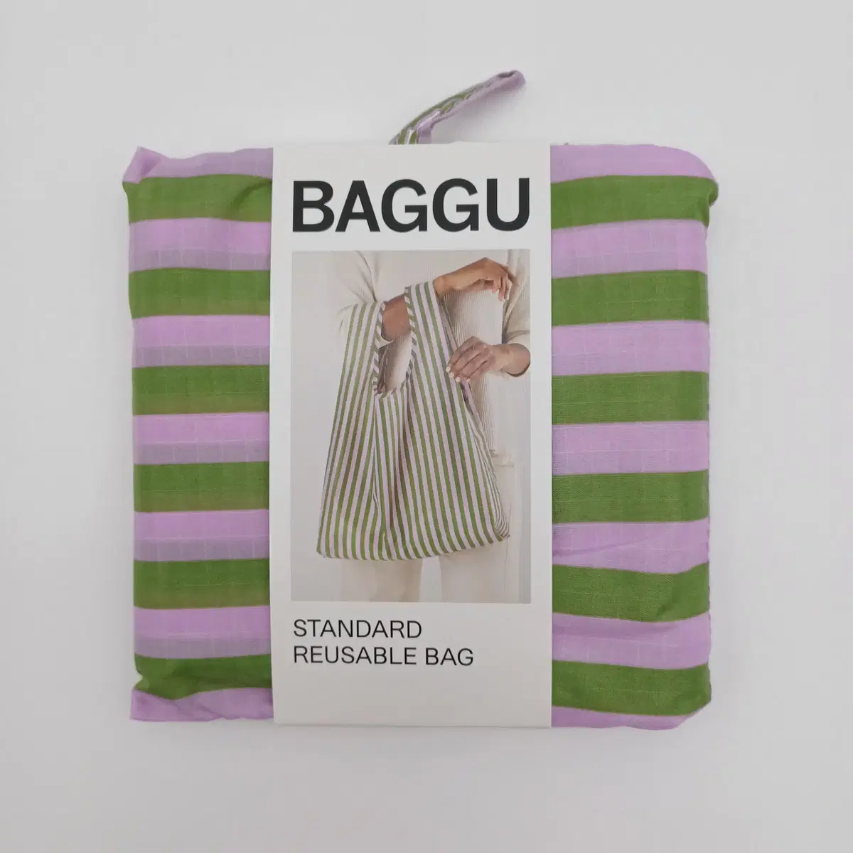 BAGGU 바쿠 에코백 스트라이프 [7240_0267-01]