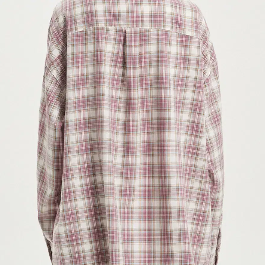 셋업이엑스이 OVER CHECK SHIRT