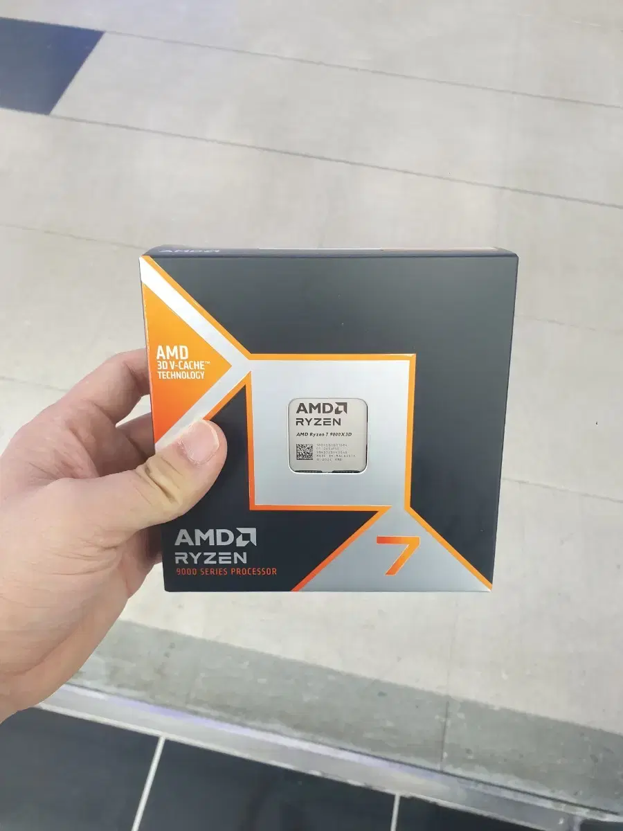 AMD 라이젠 9800X3D 대리점 정품외