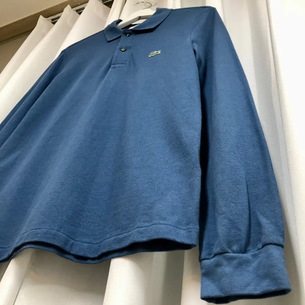 Lacoste 긴팔 클래식 피케 폴로 셔츠 (90)