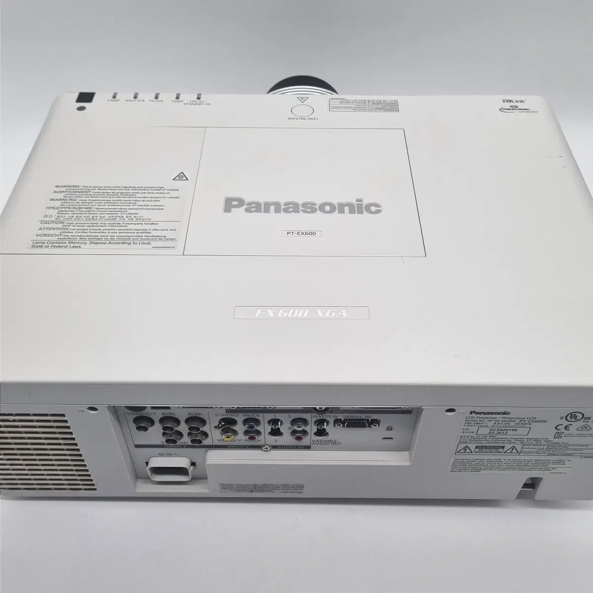 파나소닉 PT-EX600 6000안시 XGA 중고 빔프로젝터