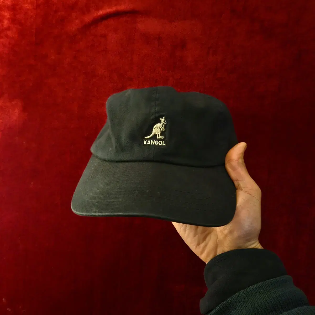 캉골(KANGOL) 시그니쳐 로고 볼캡 Free size