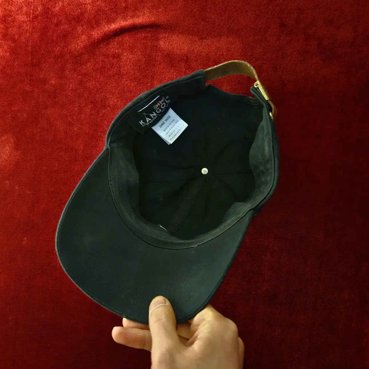 캉골(KANGOL) 시그니쳐 로고 볼캡 Free size