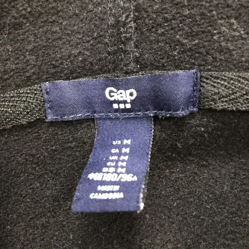 GAP 스웻 블랙 후드 M