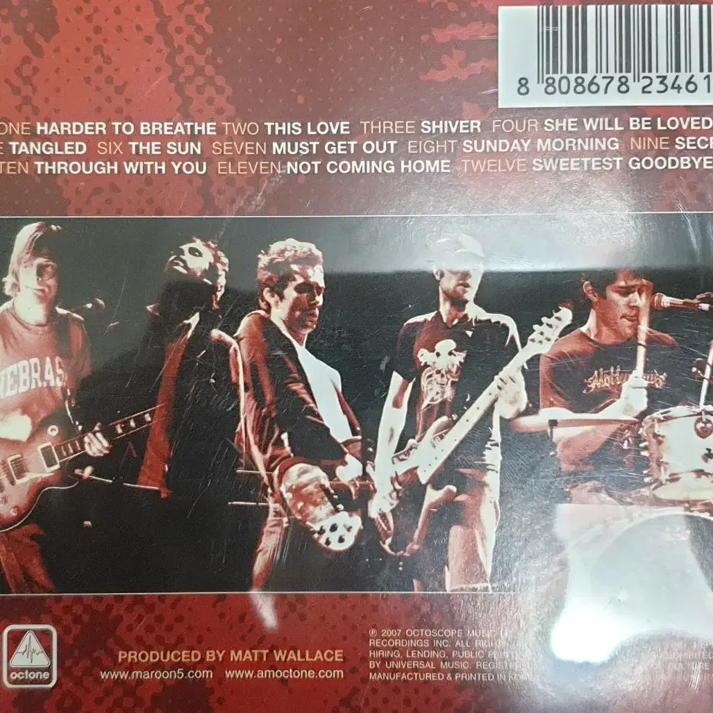 Maroon5 songs about jane cd