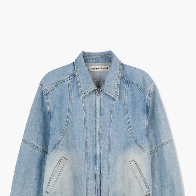 OPEN YY 더오픈 프로덕트 WASHED DENIM BOMBER JAC