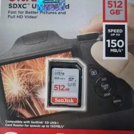 샌디스크 Sd카드  SDXC 512gb 새상품