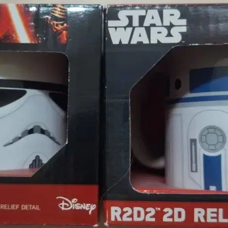 [일본] 스타워즈 R2D2 & 스톰트루퍼 머그컵 세트