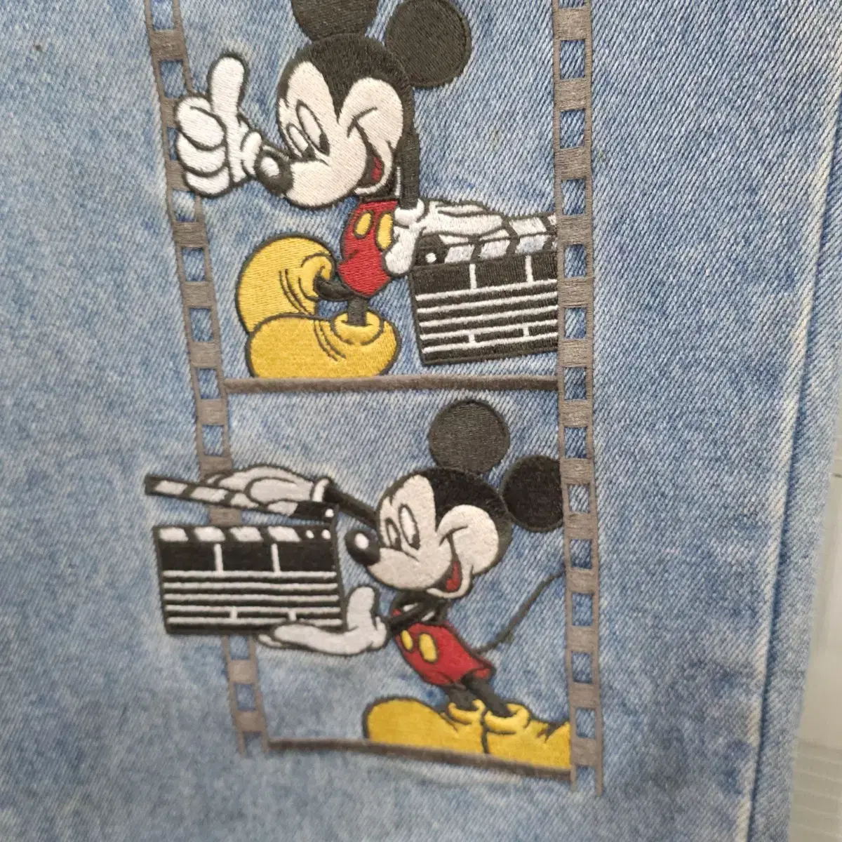 90s HOLLYWOOD MICKEY 데님팬츠- 우먼25정도