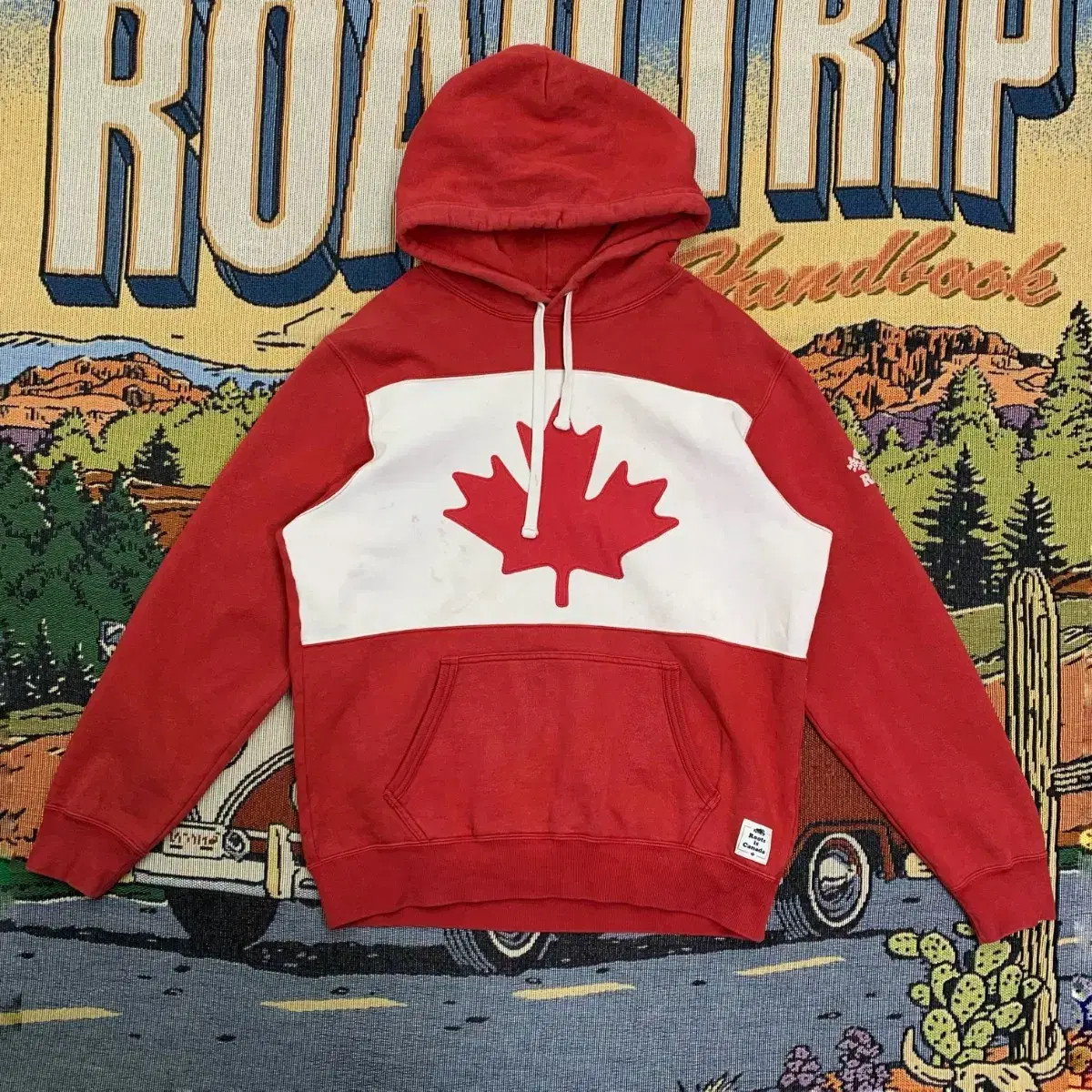 [L] ROOTS CANADA 단풍잎기 후디