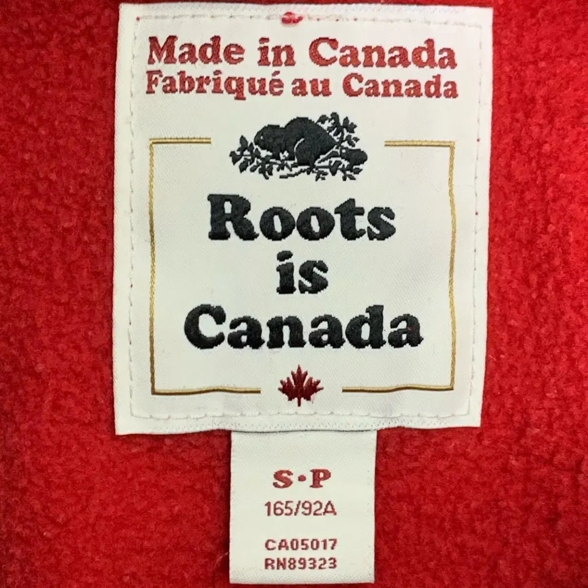 [L] ROOTS CANADA 단풍잎기 후디