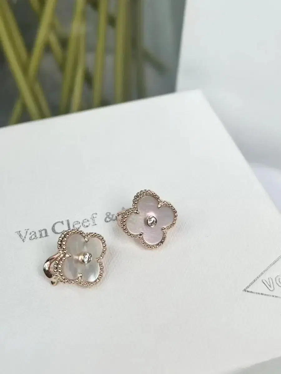 Van Cleef & Arpels네잎 클로버 귀걸이