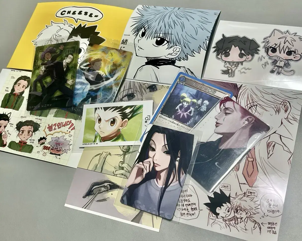 Bulk) Hunter x Hunter Goods/Hunhun Wehasu Jiruga Arena Card Gon Ania Art Pasha Kiru Apu Banryo Brigade