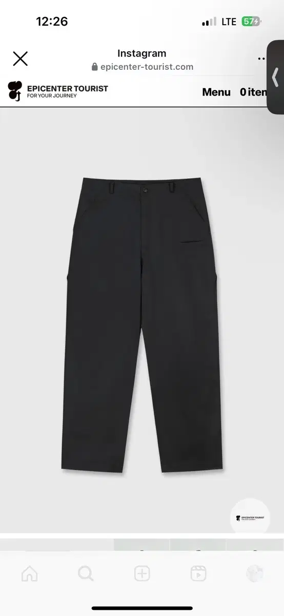 Epicenter ALBY trousers(Black) XL