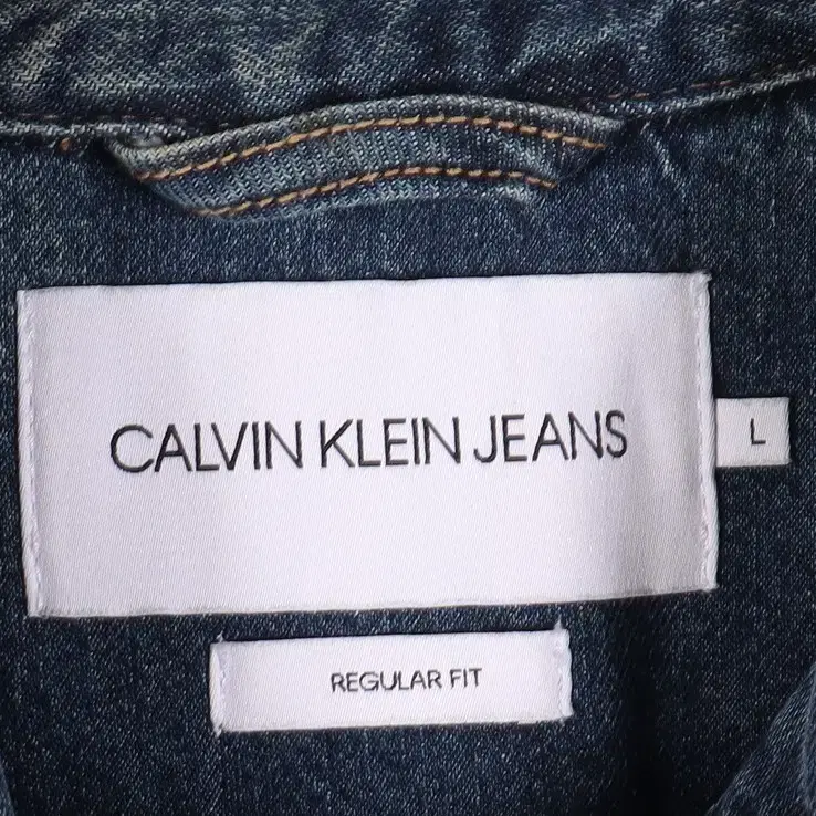 캘빈클라인 진스 CALVINKLEIN JEANS 데님 크러커 자켓 L