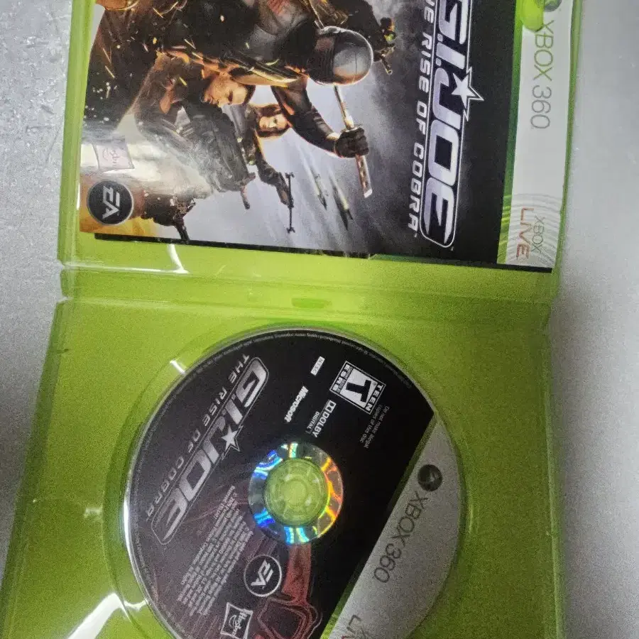 XBOX360  엑박360   지아이조  더라이즈오브코브라  북미판