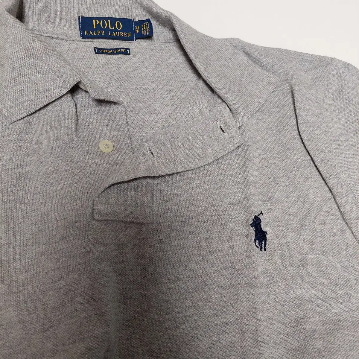 polo 폴로 그레이 커스텀 슬림핏 카라티 XS맨 Zara 자라