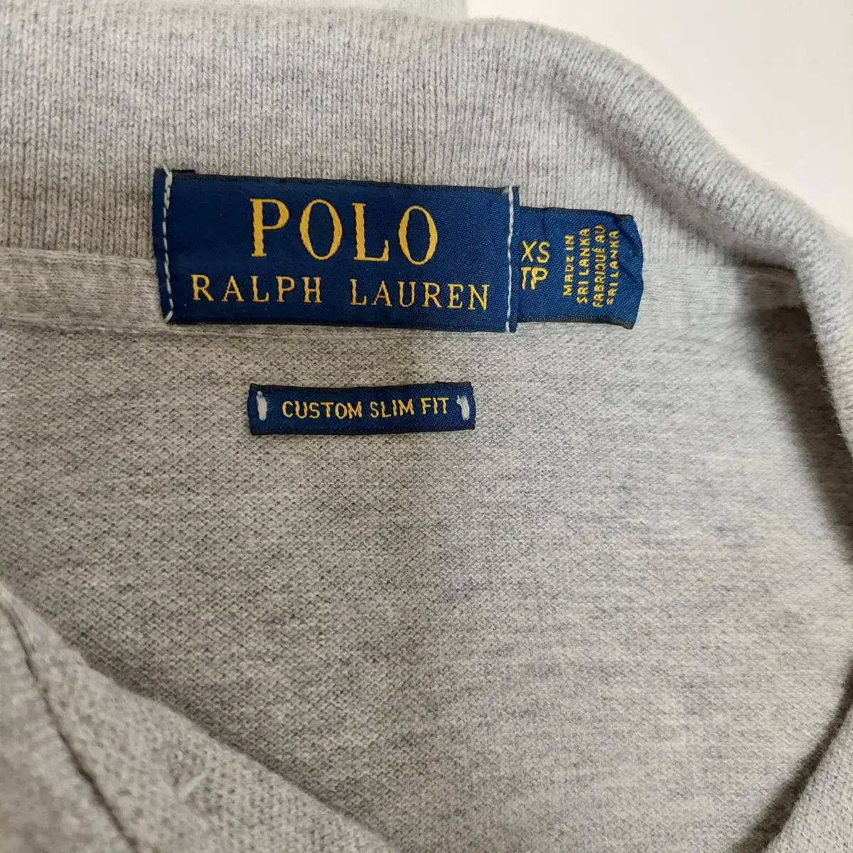 polo 폴로 그레이 커스텀 슬림핏 카라티 XS맨 Zara 자라