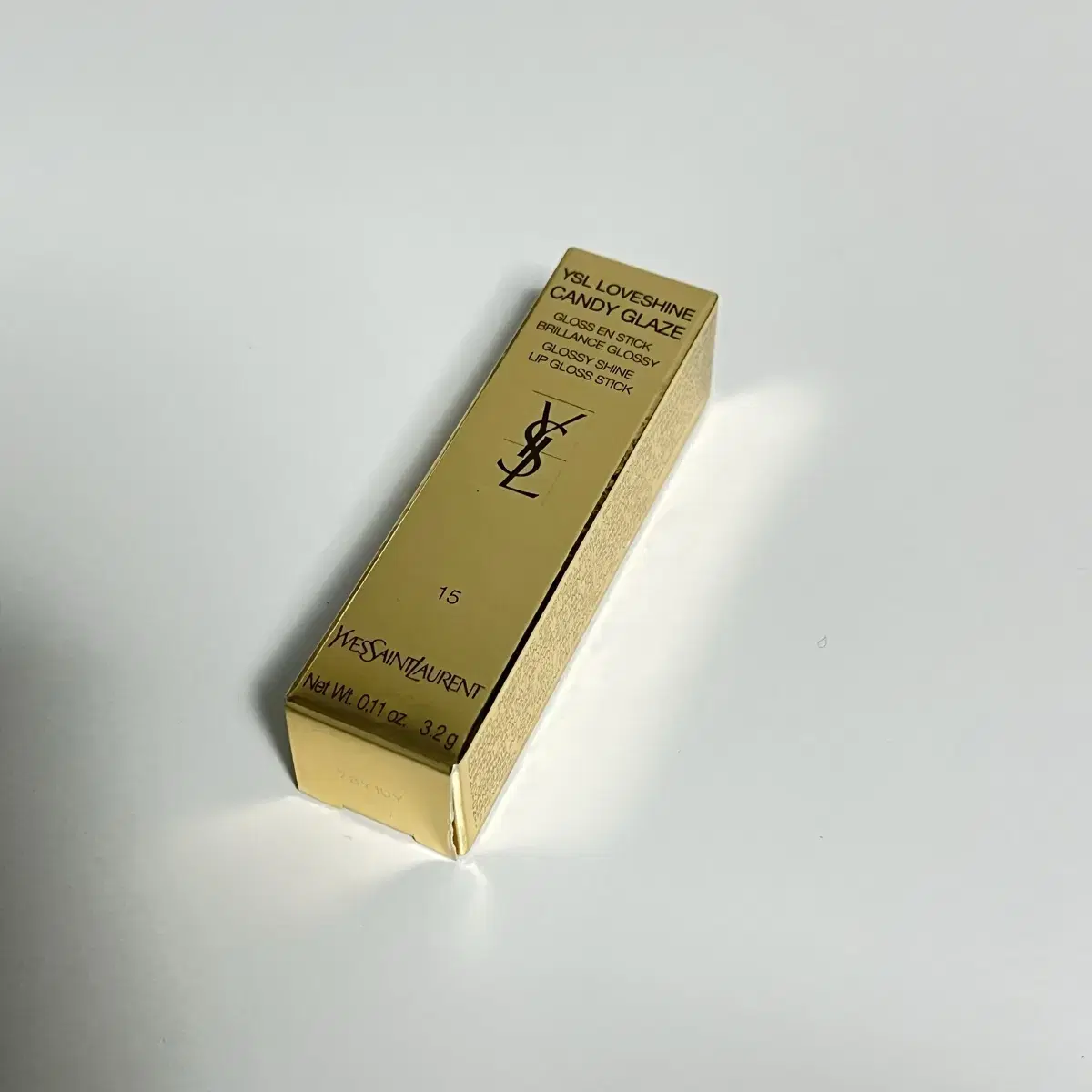 입생로랑 YSL 캔디글레이즈 15호 쇼케이싱누드 새 상품