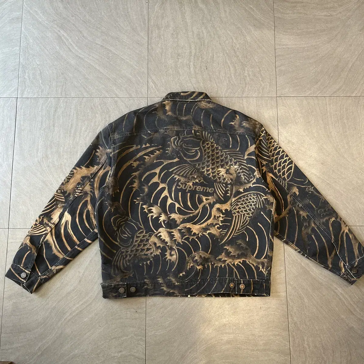 20ss Supreme waves work jacket