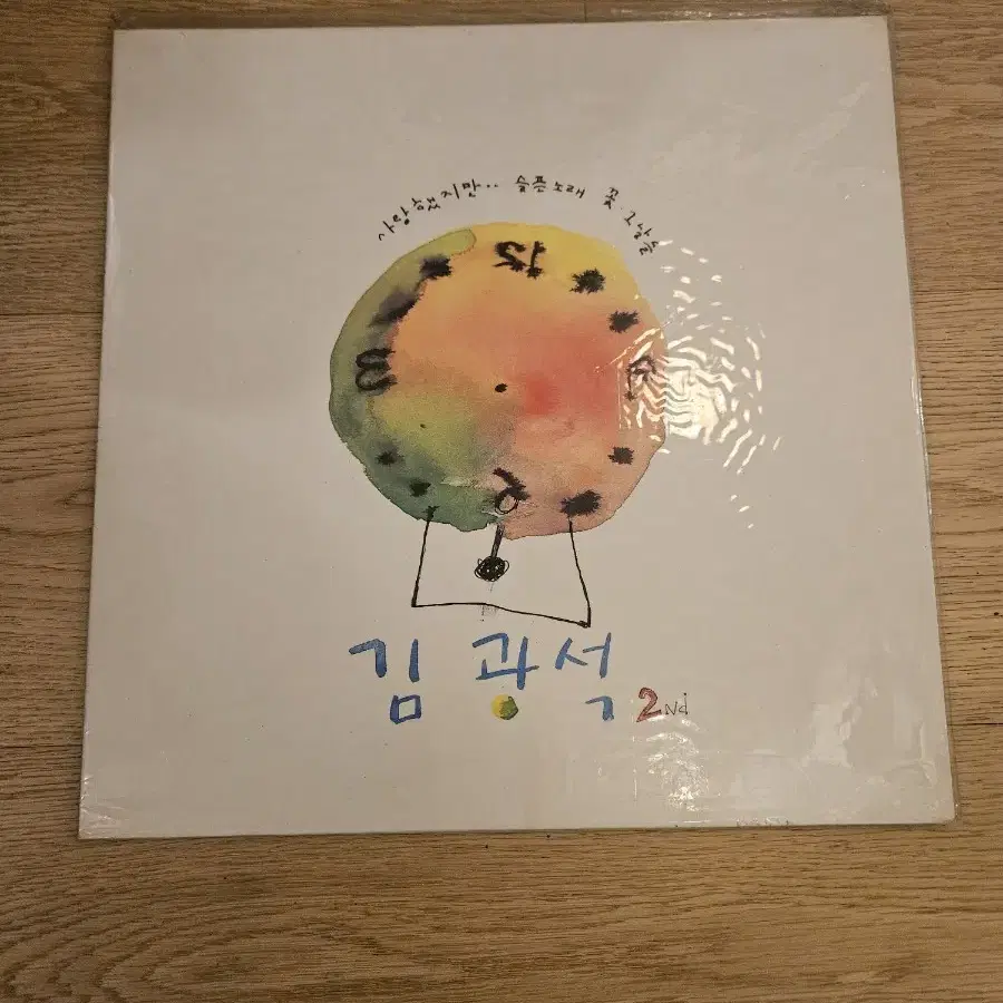 김광석 2집 LP 초반 미개봉 새음반입니다