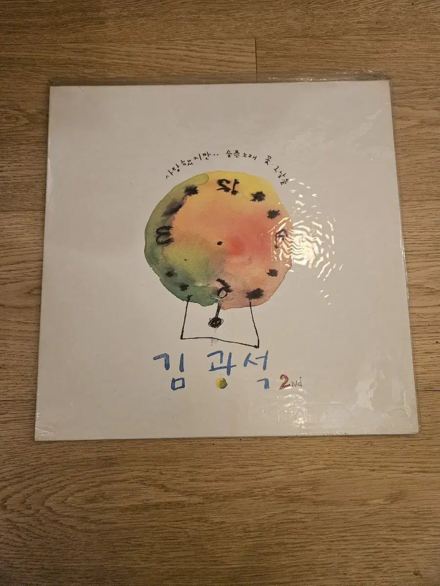 김광석 2집 LP 초반 미개봉 새음반입니다