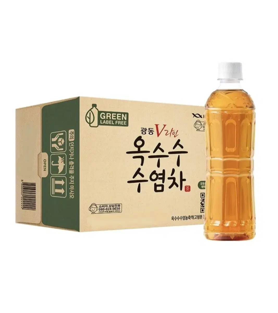 광동 옥수수수염차 무라벨 500ml 20펫 무료배송