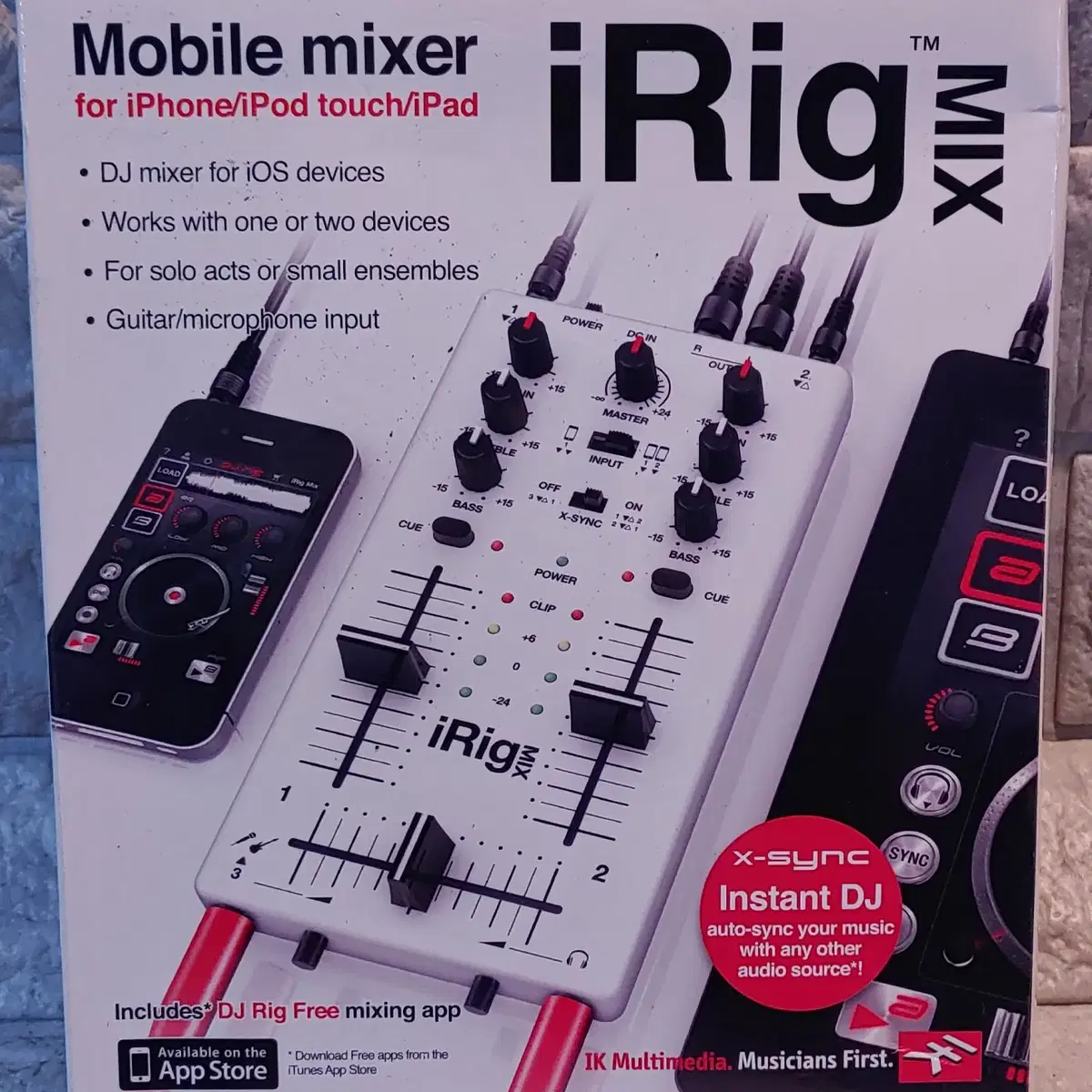 IK Multimedia DJ믹서 애플용 iRig MIX